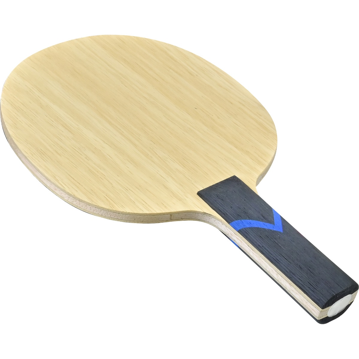BalsaCarbo X7 22 Blade: Backside Diagonal View of Straight Handle Type